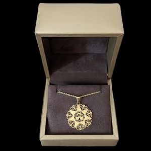 18k solid gold necklace